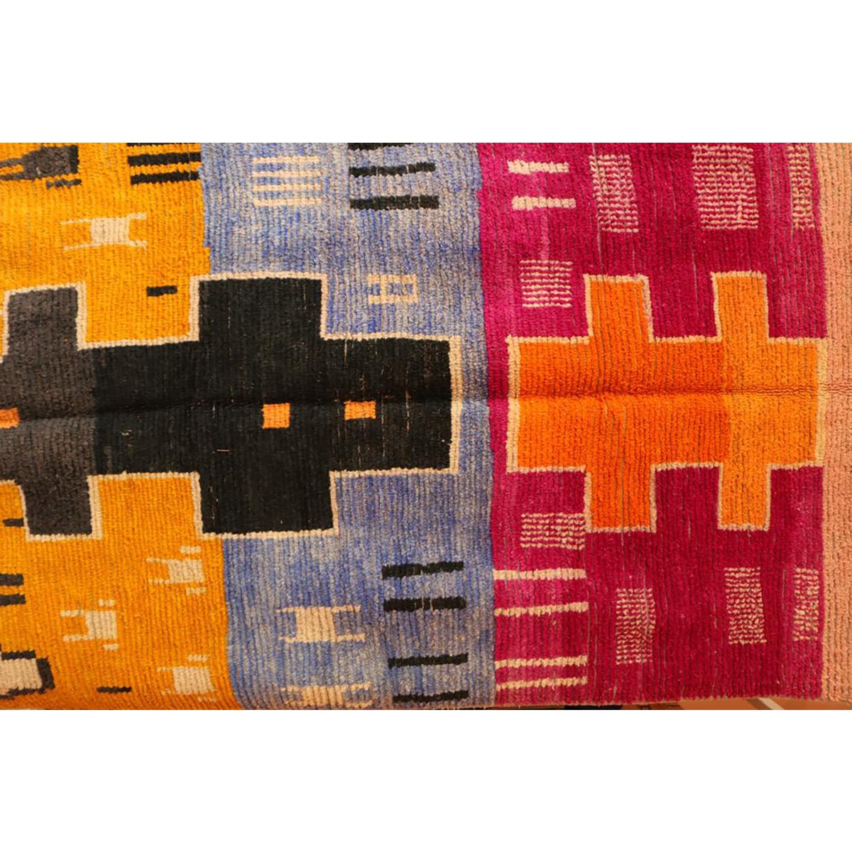 Colorful Boujad Berber Wool Rug 176 x 295 cm