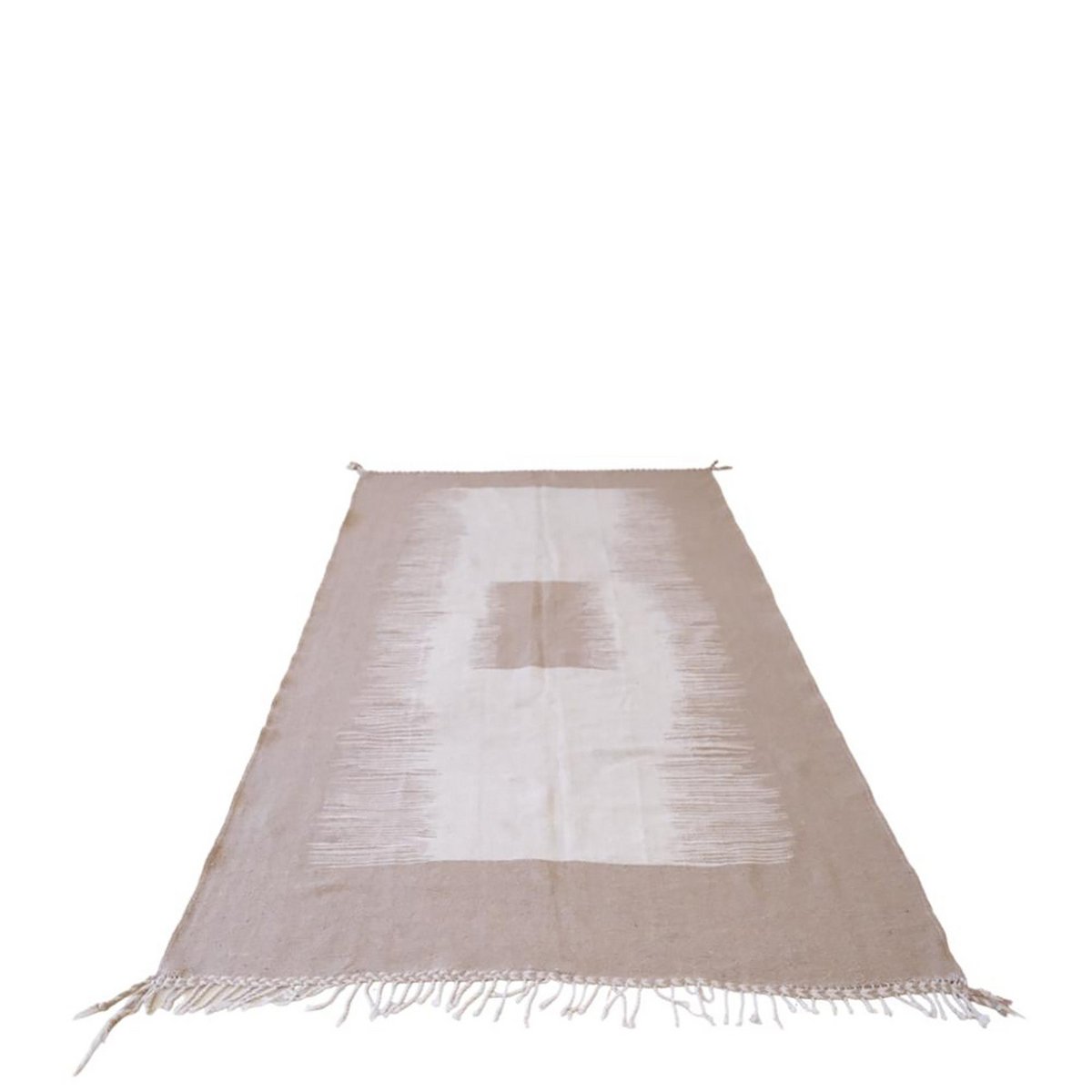 Moroccan Kilim Berber Wool Rug 175 x 304 cm - Beige