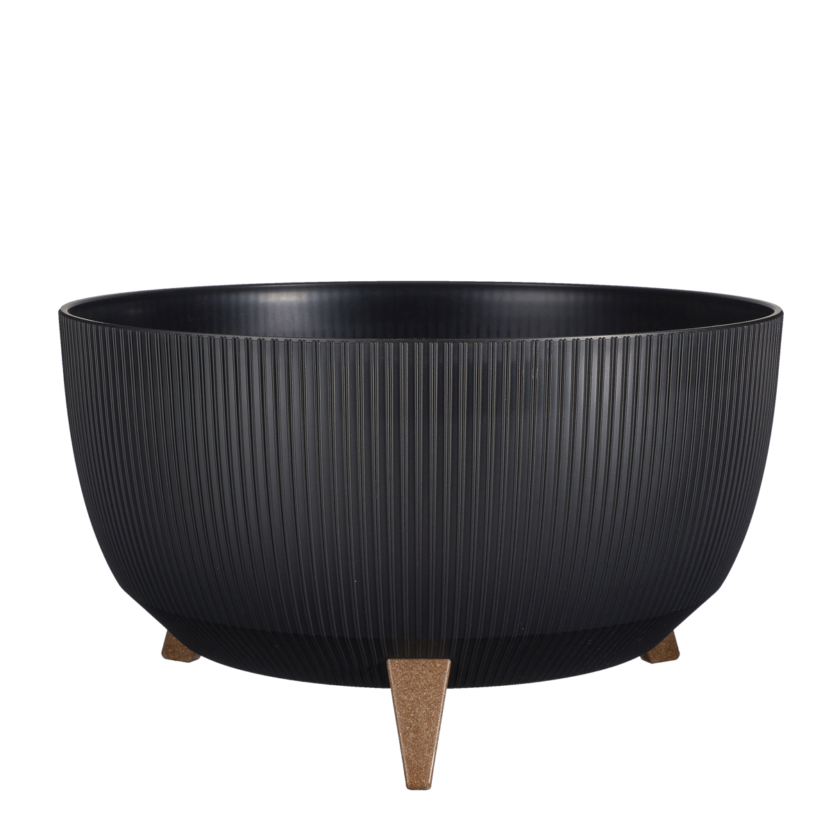 Doppio Flowerpot - H22 x Ø47 cm - Black