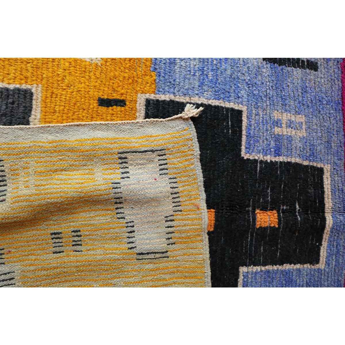 Colorful Boujad Berber Wool Rug 176 x 295 cm