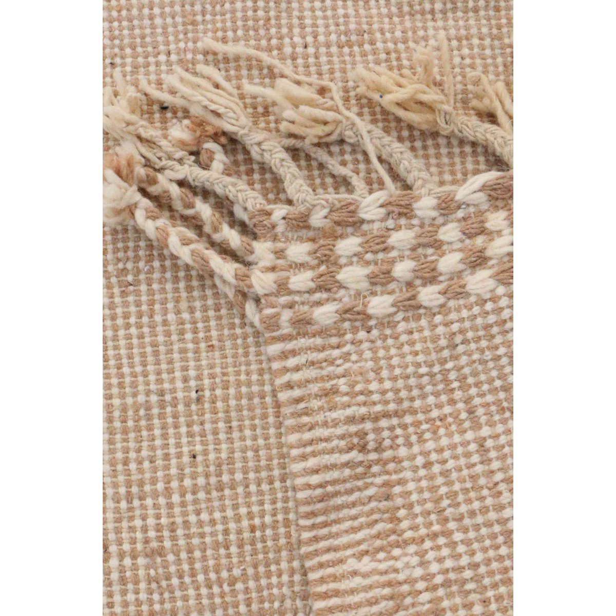 Moroccan Kilim Berber Wool Rug 102 x 167 cm - Neutral