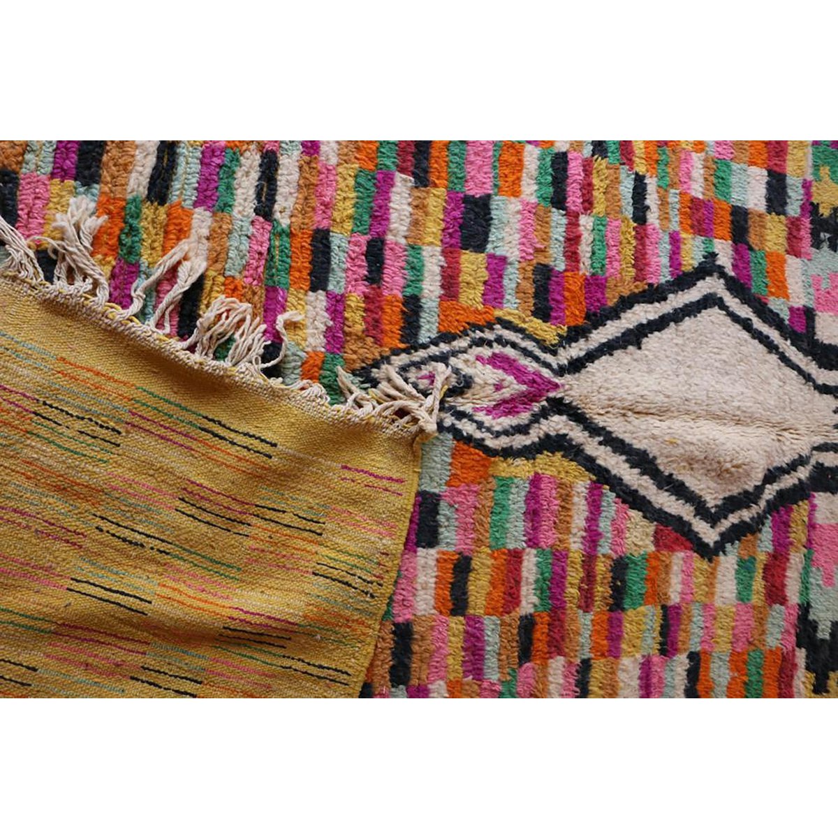 Moroccan Berber Wool Rug 200 x 300 cm - Multicolour