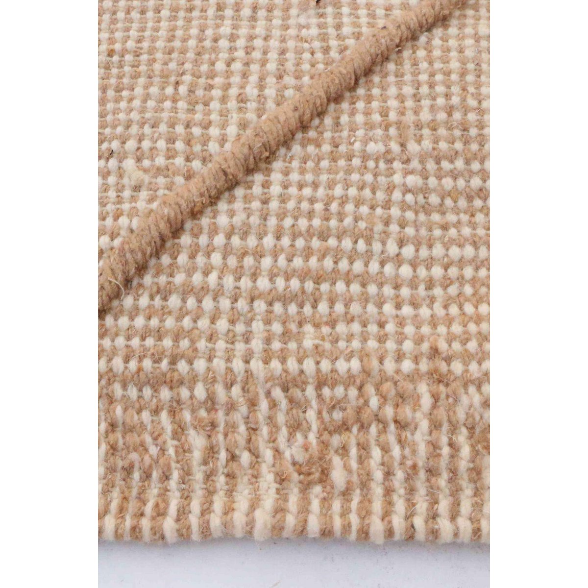 Moroccan Kilim Berber Wool Rug 102 x 167 cm - Neutral