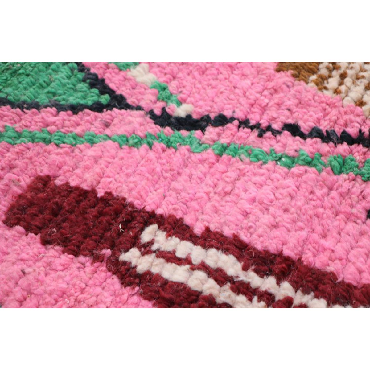 Moroccan Berber Wool Rug 209 x 289 cm - Pink