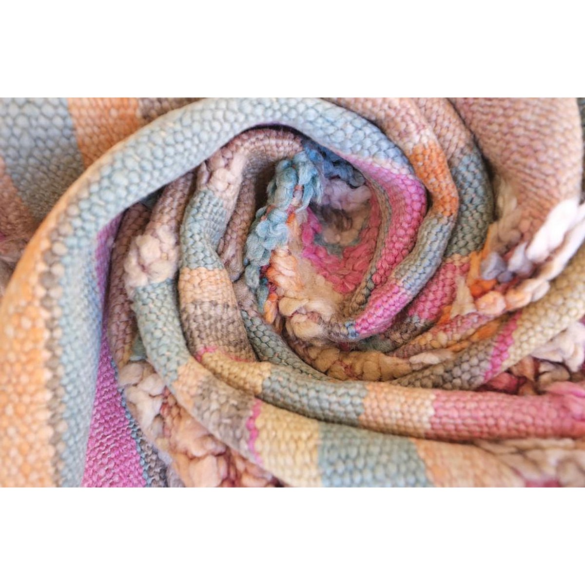 Moroccan Kilim Berber Wool Rug 155 x 363 cm - Pink