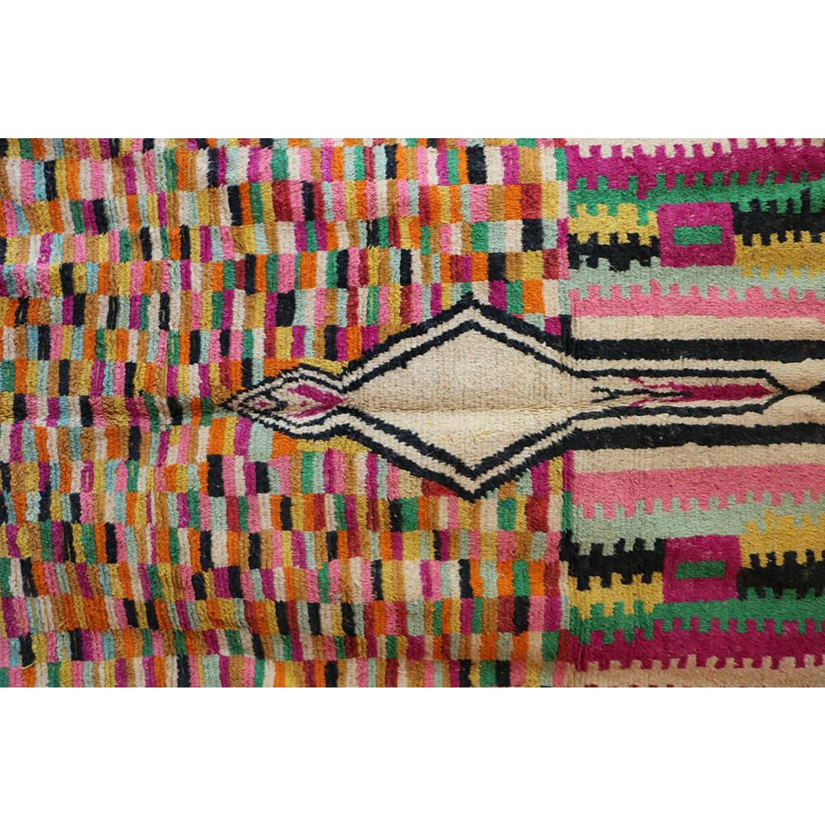 Moroccan Berber Wool Rug 200 x 300 cm - Multicolour